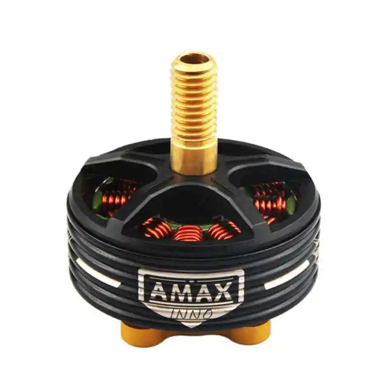 Бесщеточный двигатель AMAXinno 2207 5 бесщеточный 1800KV CW Thread 2 8S для RC Drone FPV Racing 31g|Детали и