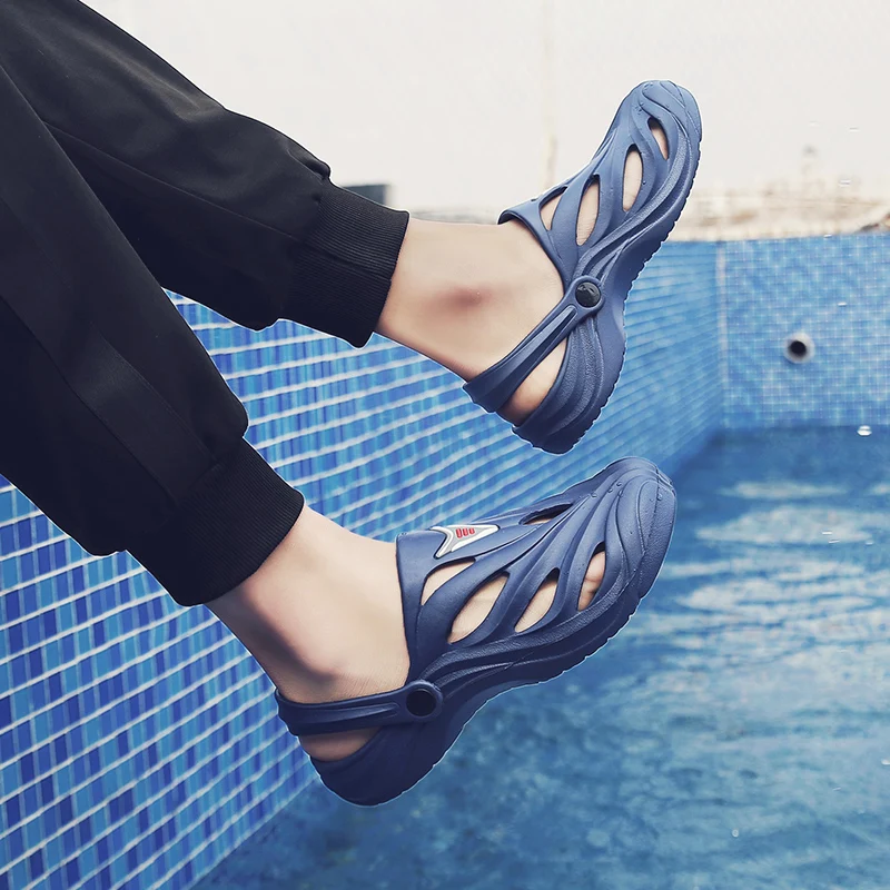 Водонепроницаемые пляжные сандалии унисекс сабо для мужчин и женщин садовые