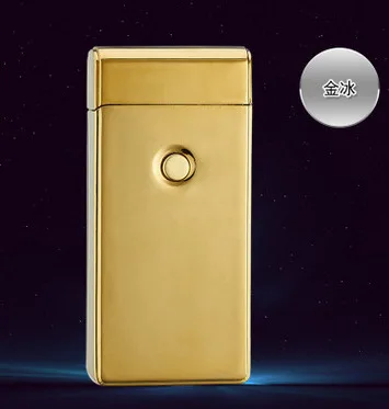 Новая электрическая Usb перезаряжаемая двойная дуговая Зажигалка металлическая