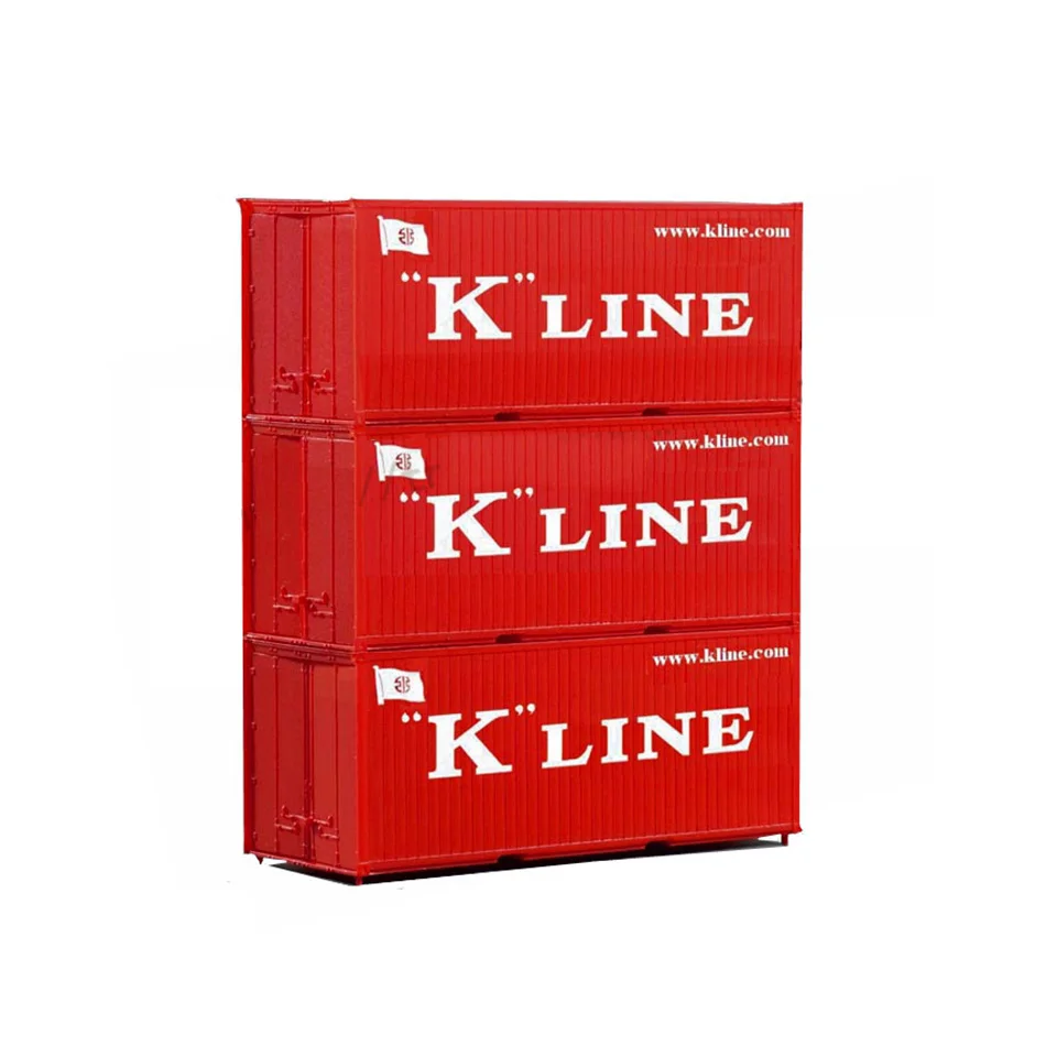 20ft Хо шкала K line Красный контейнер 1:87 весовые контейнеры для доставки|Наборы