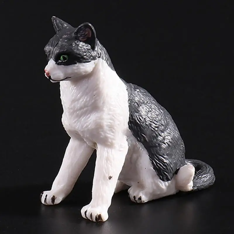 

Farm Modeling Mini Simulated Cat Model Solid Simulated Pet Cat