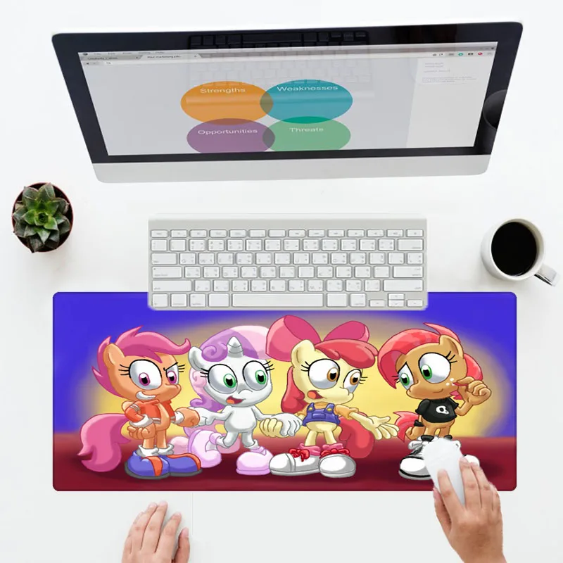 Игровая клавиатура XGZ XL My Little Pony профессиональная игровая для ПК коврик мышки с
