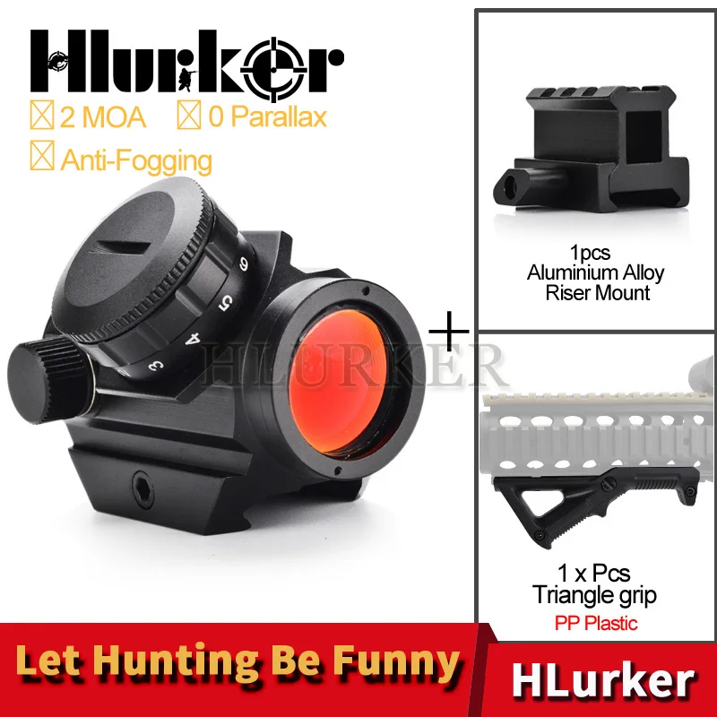 Hlurker охотничий Страйкбол M4 AR15 Air Rifle Red Dot Riflescope Spoting Scope Sight/20 мм Picatinny Rail Mount/Передняя