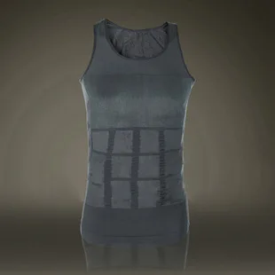 Мужской пояс для похудения Body Shaper Обёрточная бумага пот жилет рубашка