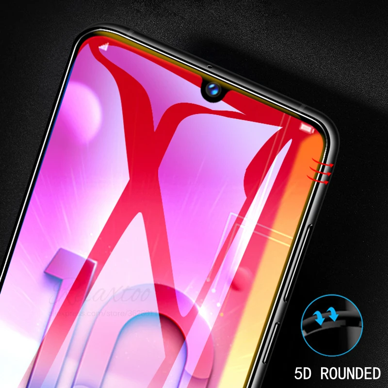 5D изогнутое полное покрытие закаленное стекло для Huawei Honor 10 Lite защита экрана на