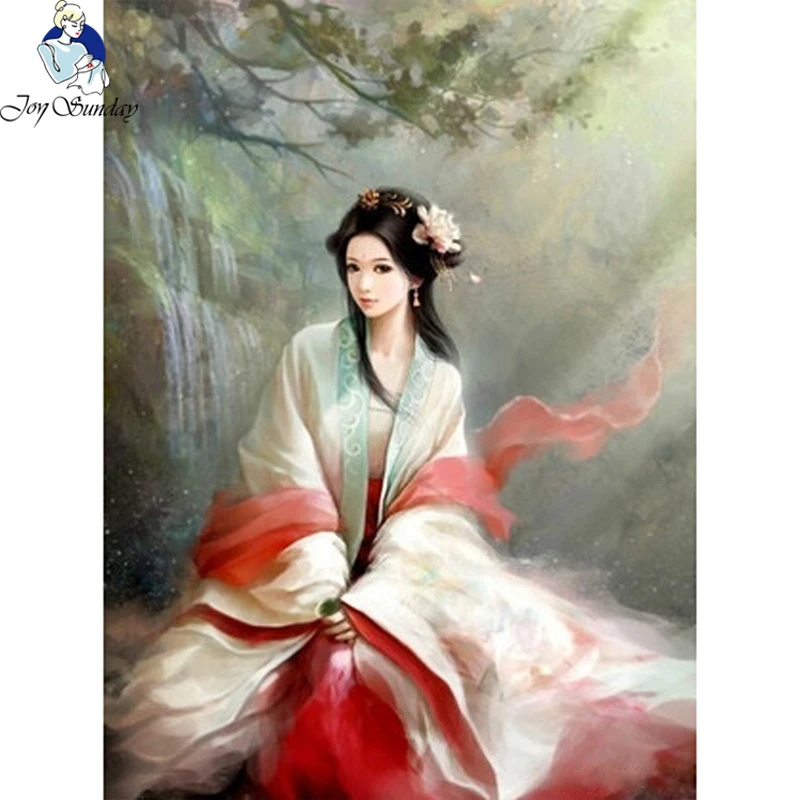 JoySunday full square drill 5D DIY Diamond Painting Mosaic Paste Ancient Beauty Cross stitch Embroidery Home Decor | Дом и сад