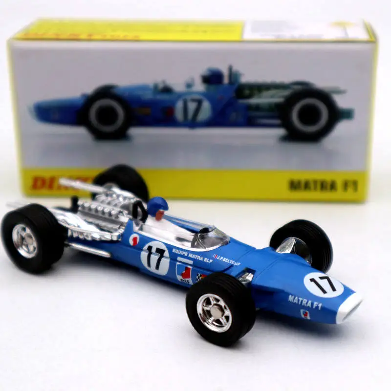 Коллекция автомобилей из легкого сплава Atlas 1:43 Dinky Toys 1417 MATRA F1 DUNLOP #17 литые модели