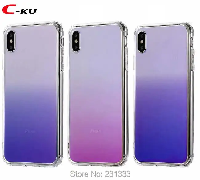 Мягкий акриловый чехол из ТПУ C ku Blue Ray для Iphone X XS MAX 6 5 ''XR 1 дюйма с прозрачным