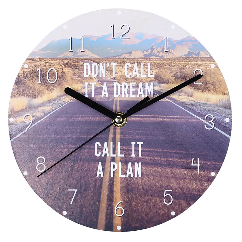 Популярные часы настенные из МДФ европейские Простые креативные домашние