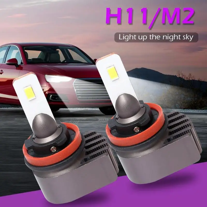2 шт. светодиодный лампы для автомобильных фар M2 9-36V 72W 5740LM Автомобильные фары