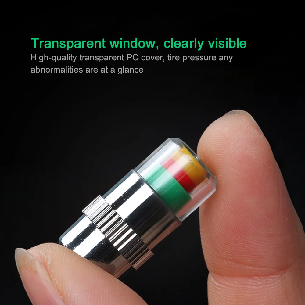 4 шт. герметичные колпачки для шин велосипеда и грузовика|Датчик давления в шинах|