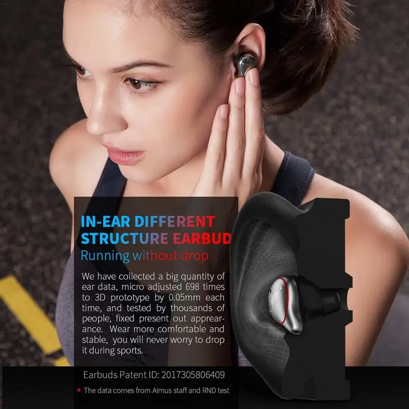 Новые Mifo O5 Bluetooth 5 0 Hi Fi наушники IPX7 Водонепроницаемый спортивные с зарядный чехол
