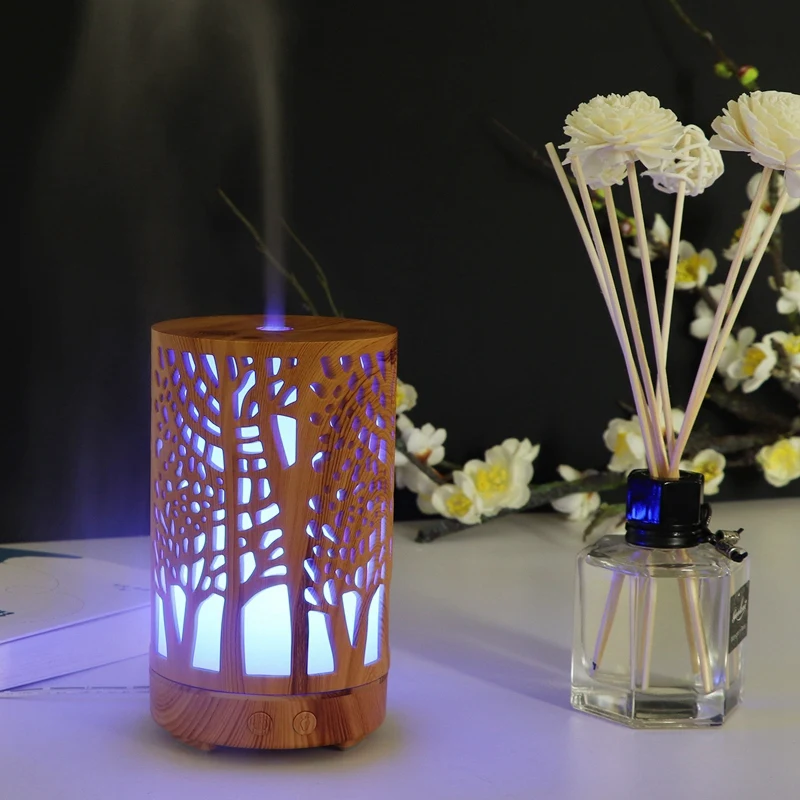 7 Color Led Night Light Air Ultrasonic Humidifier Usb Charging Aromatherapy Essential Oil Aroma Diffuser For Home Uk Plug | Бытовая