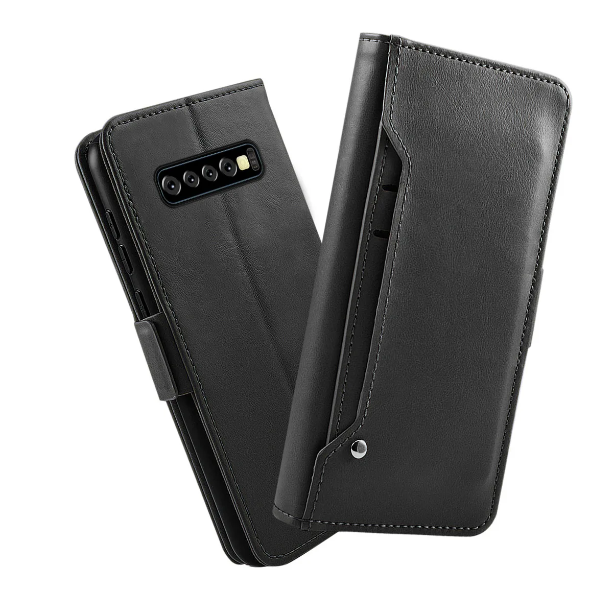 Чехол CASEWIN для Samsung Galaxy S10 Plus флип подставка из искусственной кожи съемный чехол