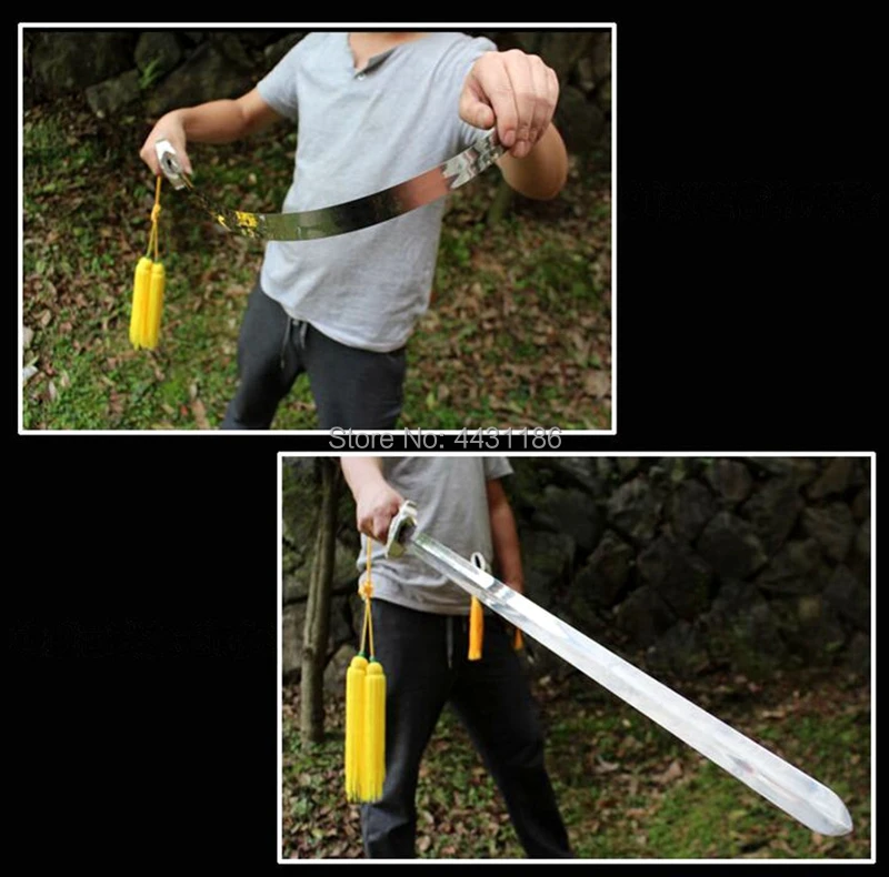 Китайский TaiChi Sword Jian гибкое лезвие из нержавеющей стали для WuShu/Taiji Упражнение нож