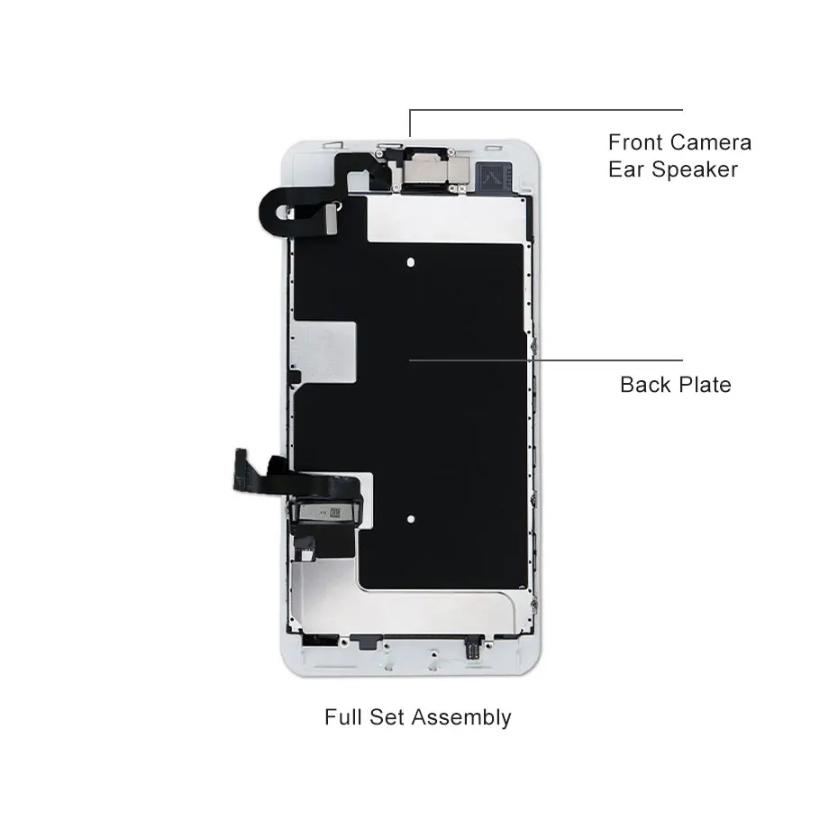 Тест AAA LCD для iPhone 7 Plus дисплей полный набор дигитайзер сборка 3D сенсорный экран