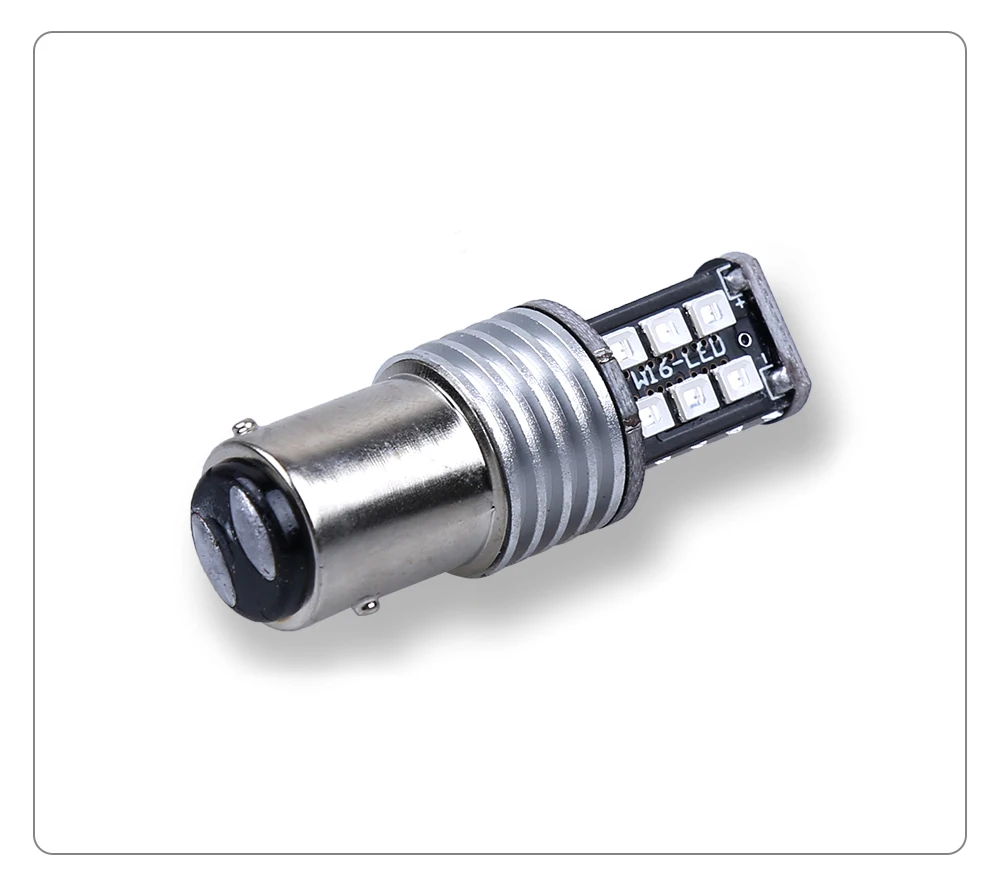 Автомобильные DRL 1157 BAY15D P21/5 Вт 15 SMD 2835 Светодиодный хвостовые лампы поворотные