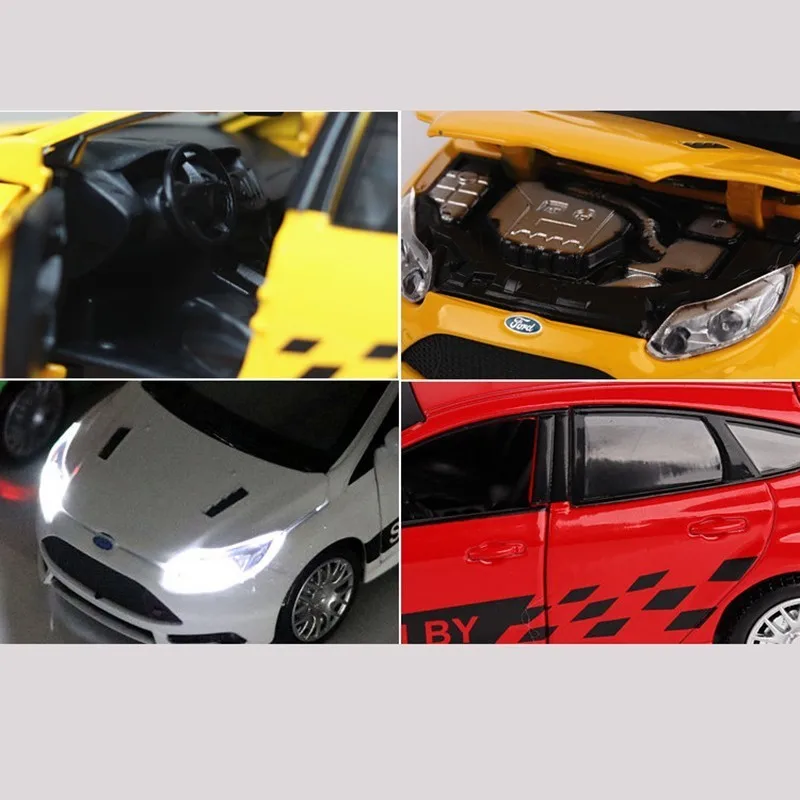 

1/32 Scale Diecast Focus Fawkes Alloy Car Models Simulation Auto Vehicles Toys Car Decoration Hatchback Car Boy Birthday Gifts