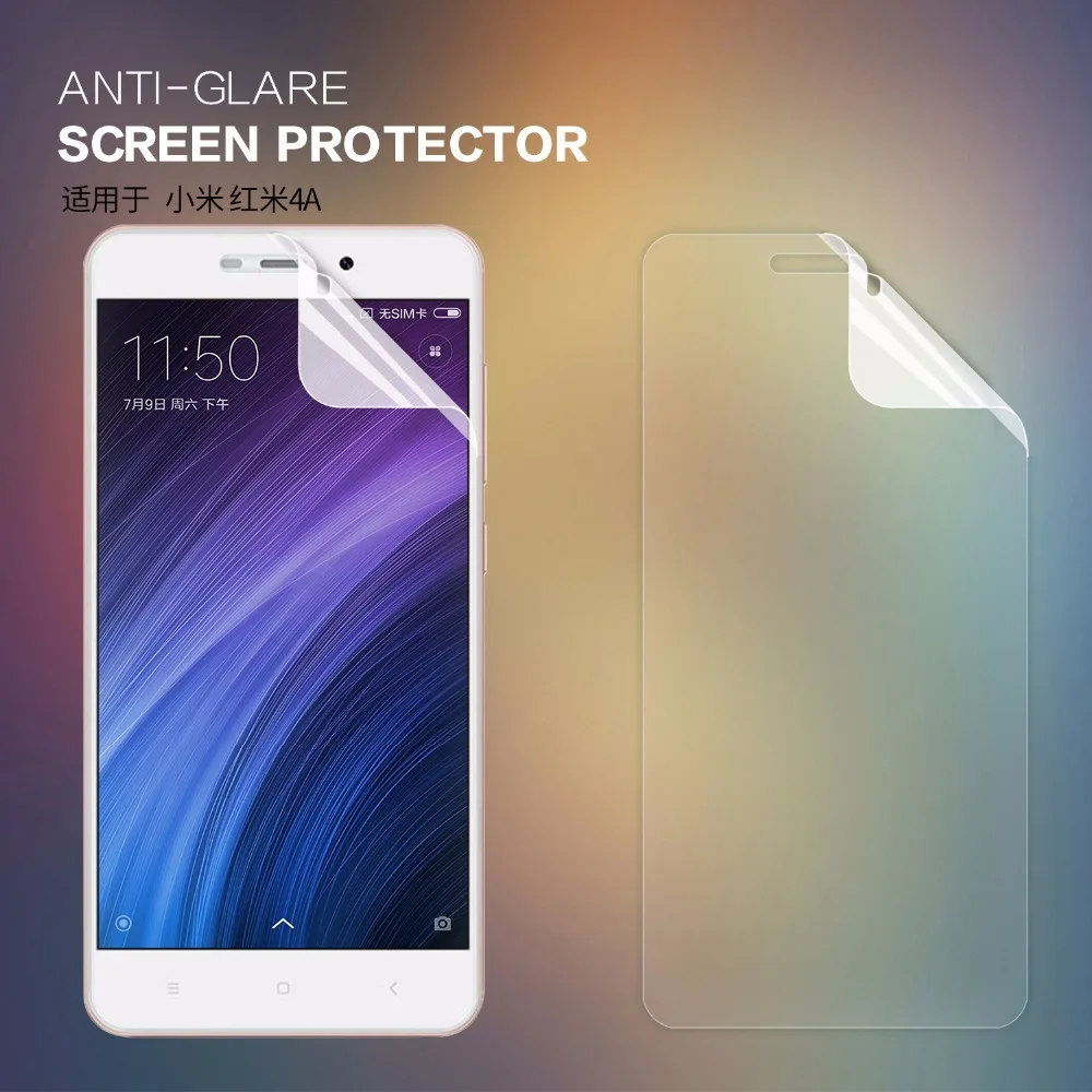 Для Xiaomi Redmi 4A защита экрана NILLKIN супер прозрачная/антибликовая матовая защитная