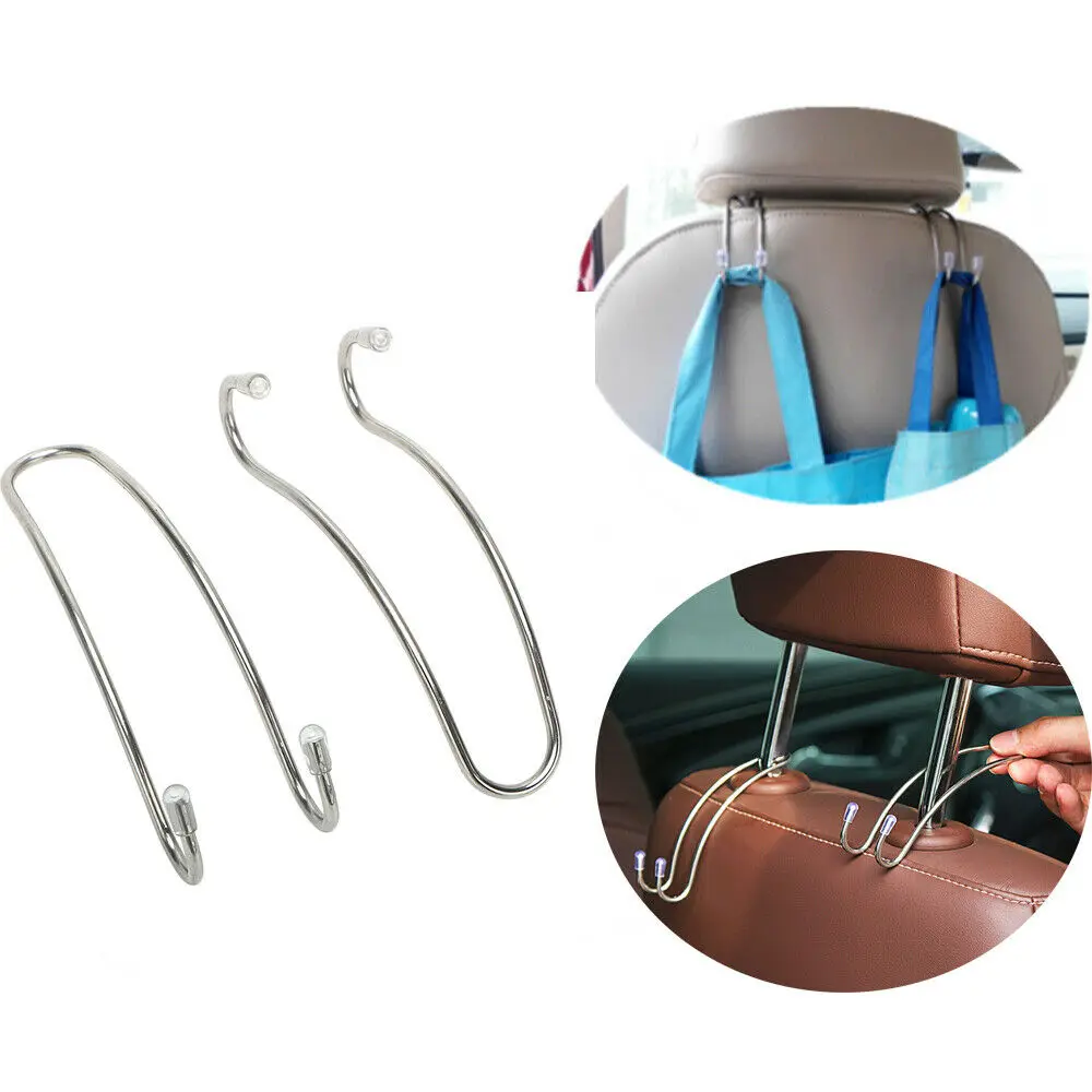 2 шт. Muiltifunction автомобильное заднее сиденье двойной крючок авто подголовник