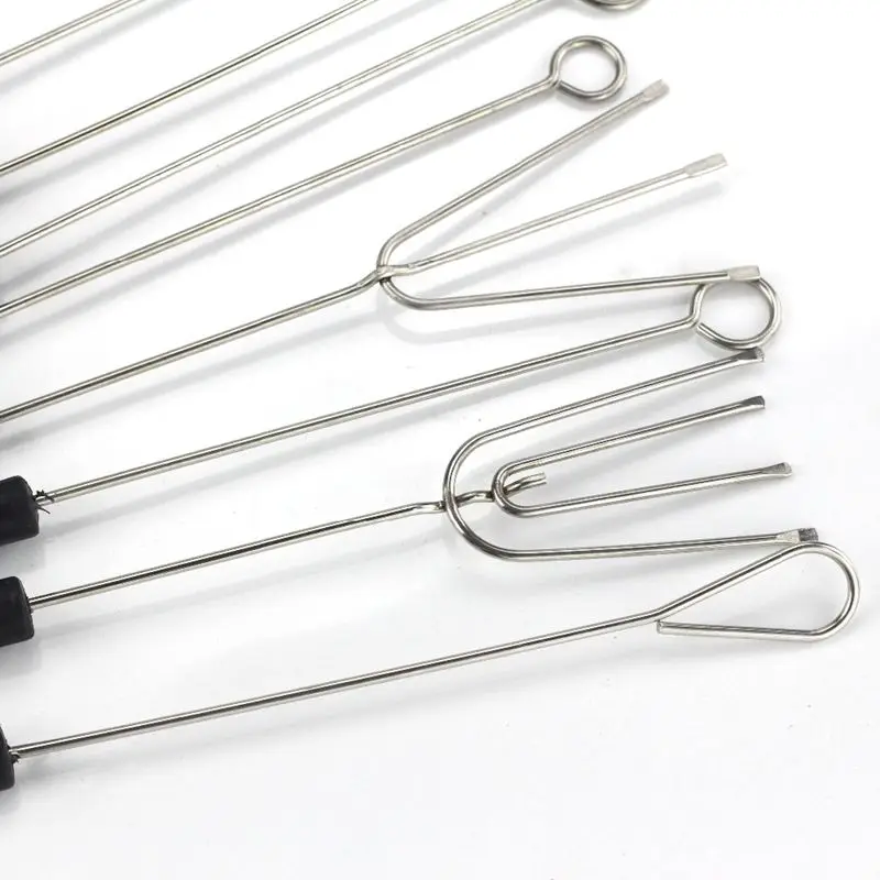 10 шт./компл. вилка для шоколада из нержавеющей стали с пластиковой ручкой|Наборы