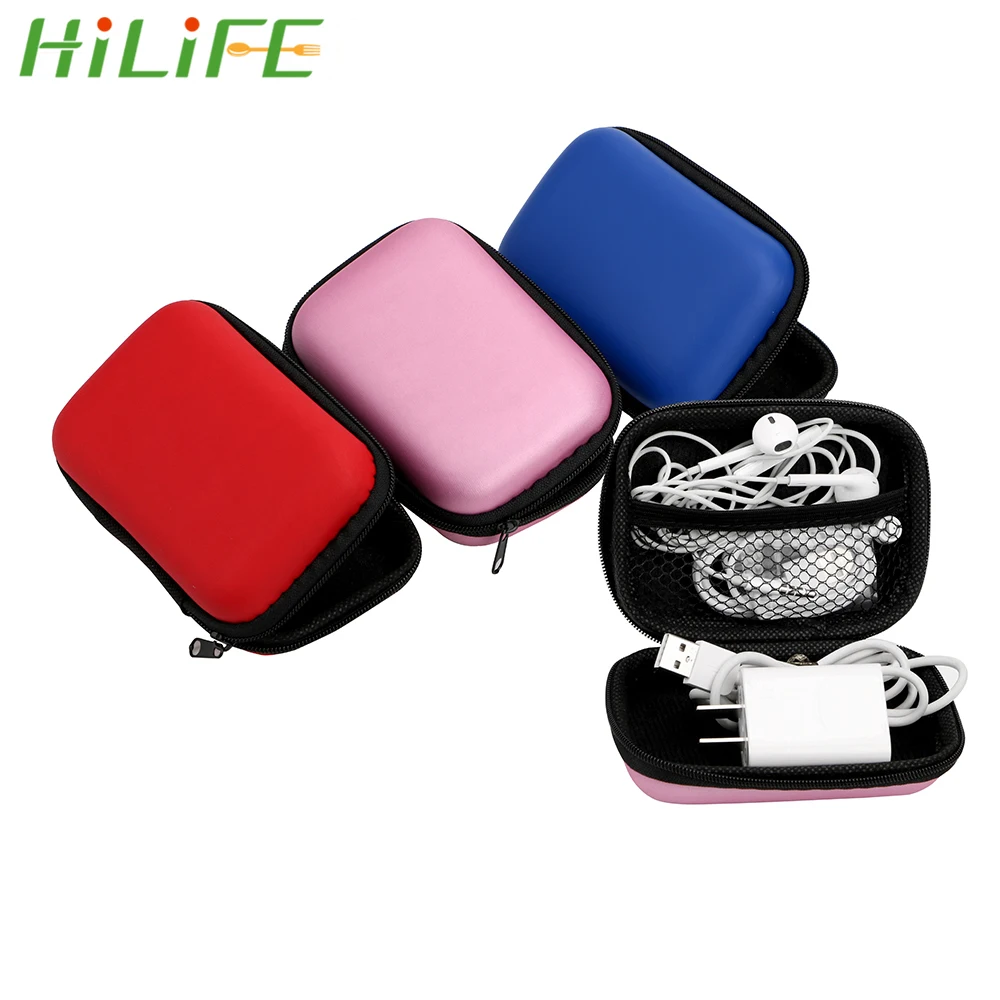Цифровая сумка для хранения HILIFE Дорожный комплект чехол портативных наушников USB