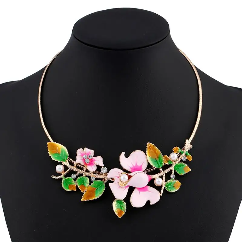 Женские ювелирные изделия кулон кристалл чокер массивная цепочка нагрудник