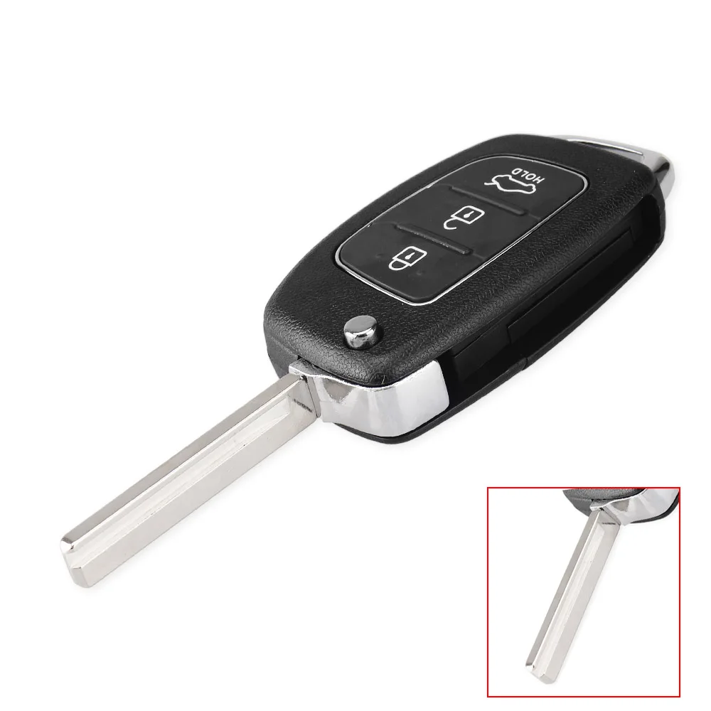 Dandkey HY15R/HY20/TOY40 откидная оболочка ключа дистанционного управления Fob для Hyundai Solaris
