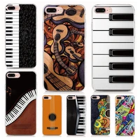 for sony xperia x xz2 xz3 xa1 ultra xa2 plus xa3 ultra xz4 compact case guitar piano pattern cover coque shell phone cases