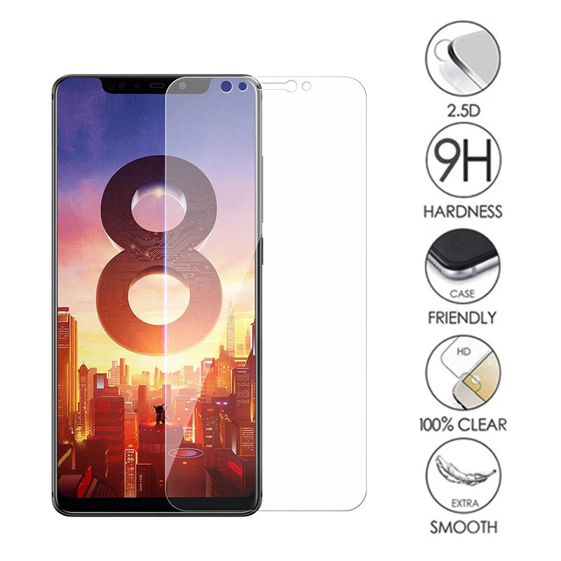 Защитная пленка закаленное стекло 9h 2.5d для Xiaomi Mi8 Xaomi Xiami 8 5 A1 | Мобильные телефоны и