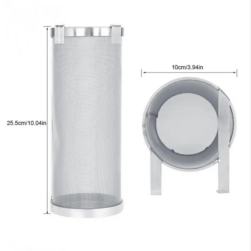 300 микрон Rvs Hop Spider Mesh Bier фильтр Voor Zelfgemaakte Brew Thuis Koffie Droog Hopper 7x18 см 7x29 домашний