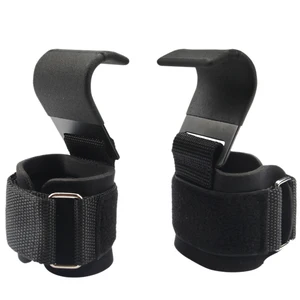 Тяжелая атлетика, сверхмощные крючки с Неопреновая подкладка запястья в тренажерном зале, лучший силовой Тренировочный Набор для поднятия тяжестей