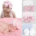 Модная детская шапка PUDCOCO, для новорожденных, для девочек, с бантом, для больниц, шапка-тюрбан, хлопковые детские шапки с бантом