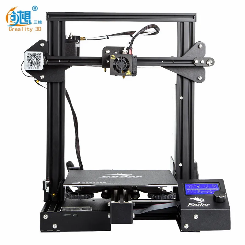 2018 Creality3D Ender3 pro High Precision 3D Printer DIY Kit Steel Frame LCD Simple leveling method Megnetic Hot Bed Sticker | Компьютеры