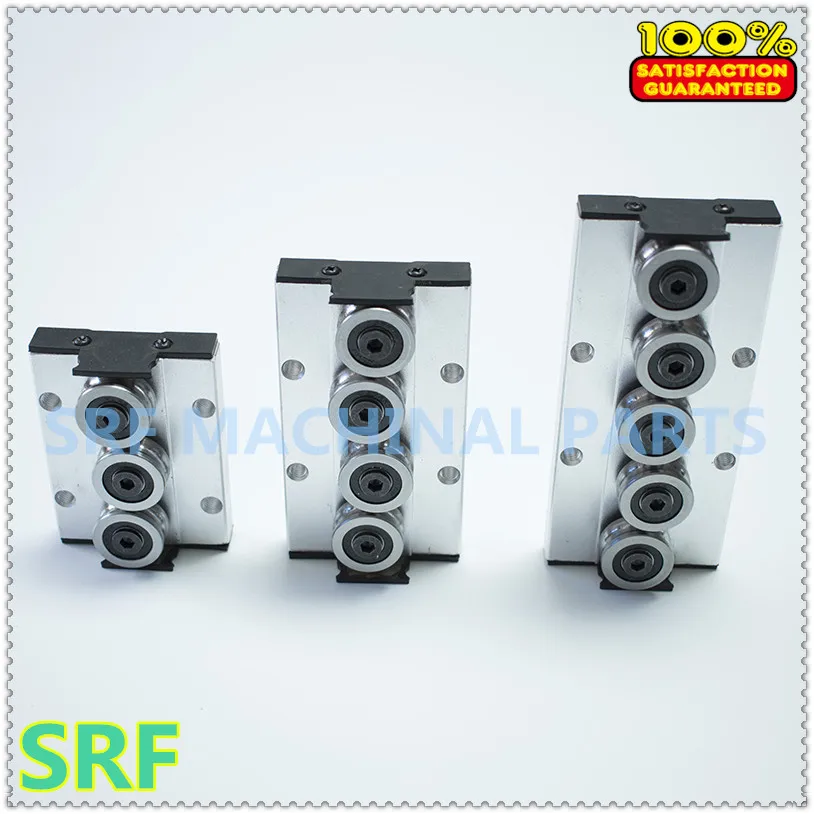 

Wood working machinery aluminum profile built in double axis linear guide SGR20 roller slide rail with wheel block