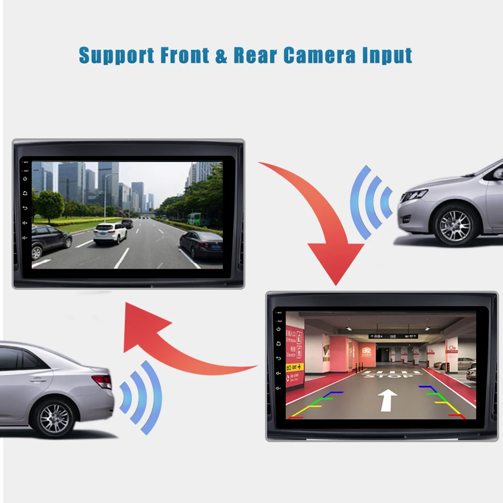 Автомобильный GPS-навигатор Dasaita автомагнитола 1 Din на платформе Android 9 0