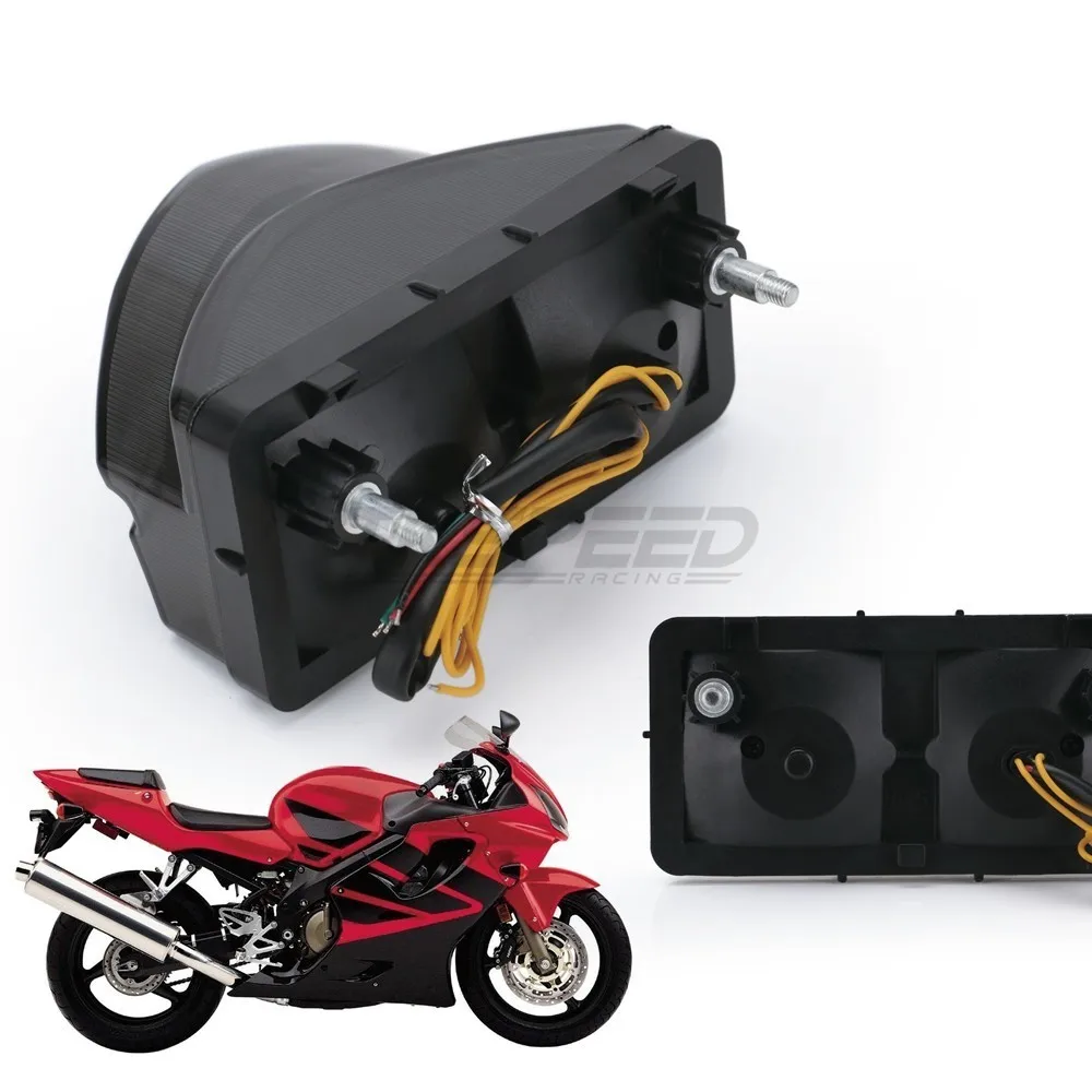 Для HONDA CBR600 F4I 2001 2002 2003 мотоциклетный дымчатый светодиодный задний светильник с