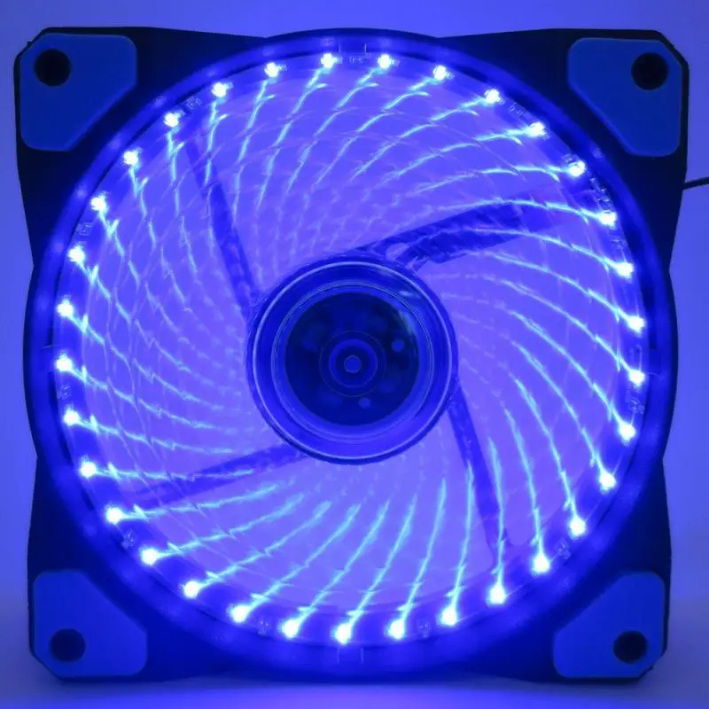 Светодиодный Ультра тихий вентилятор 33 шт. пластиковый с 2 разъемами охлаждающий