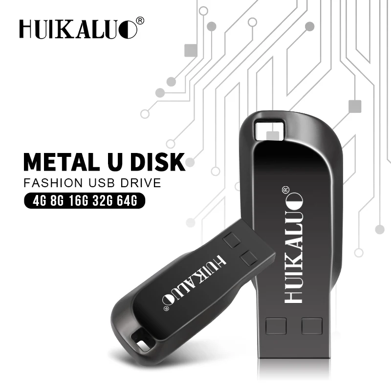 Huikaluo металла флешки MINI USB Flash Drive 64 GB memoria usb 32 16 8 4 Гб Флеш накопитель высокая