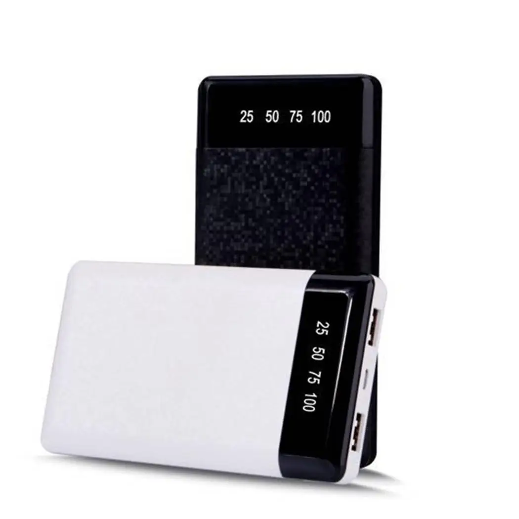 Durable Portable LCD Digital Display Dual USB Power 5V/2.1A 10000mAh Bank Mobile External Charger Powerbank | Мобильные телефоны и