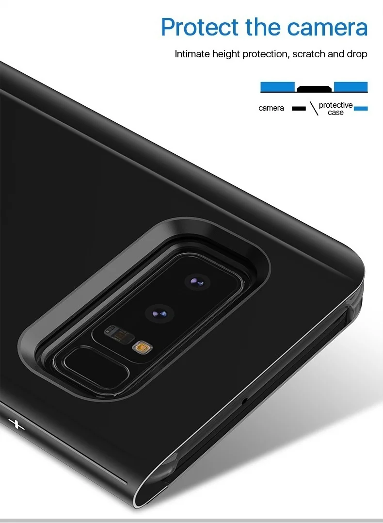 Чехол книжка KISSCASE Smart Mirror для Huawei P P30 P20 Plus P10 P9 P8 Lite 2017 Nova 3i 4 Y5 Y6 Y7 Y9 2Lite|Чехлы-книжки| |