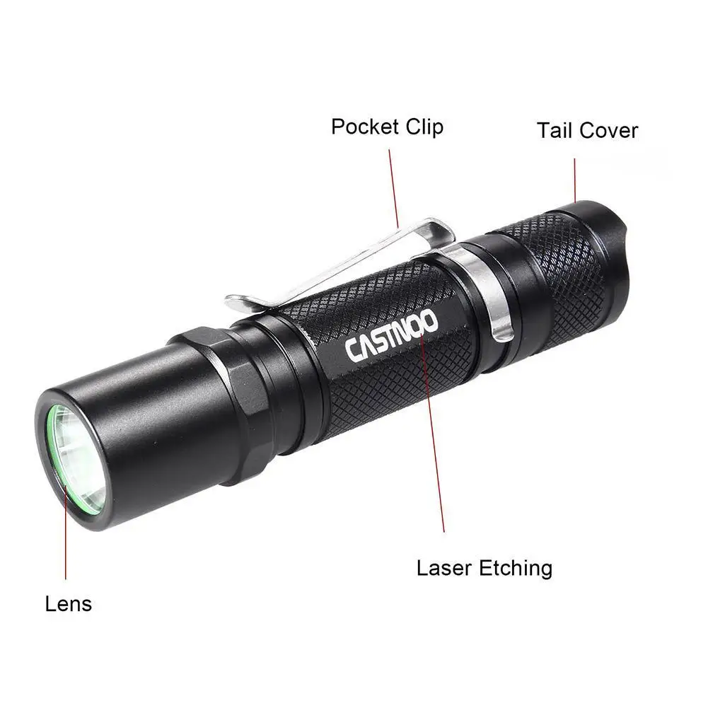 Castnoo супер мини XPG-R5 LED 3000 люменов светильник для вспышки водонепроницаемый