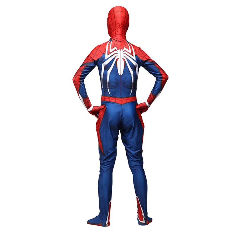 Хэллоуин Ps4 Insomniac Человек паук костюм 3D принт спандекс игры Spidey косплей костюмы