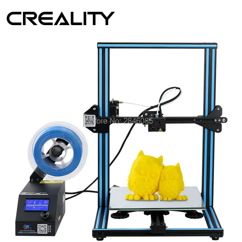 CREALITY 3D CR 10/CR 10S принтер большой размер печати 300*300*400 мм Полу DIY набор алюминиевая