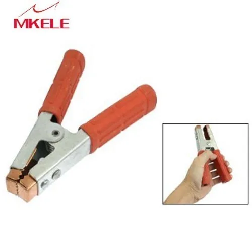 

Wholesale Red Silver Crocodile Clip Style Spring Loaded Welding 300A