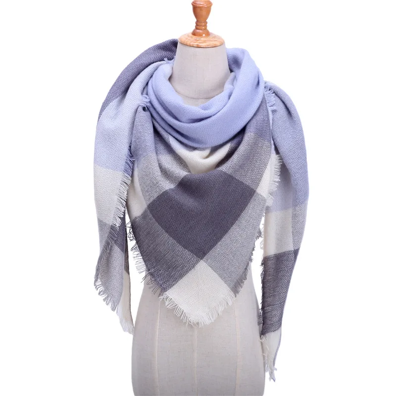 Новинка 2019 женский весенний треугольный зимний теплый шарф кашемировые шарфы