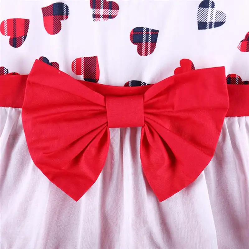 Летнее платье пачка для маленьких девочек галстук бант блузки детское принцессы