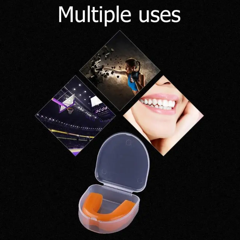 Strenuous Exercise Mouthguard Teeth Protector Mouth Guard for Boxing Taekwondo Basketball Gum Shield Tooth Fixer | Красота и здоровье