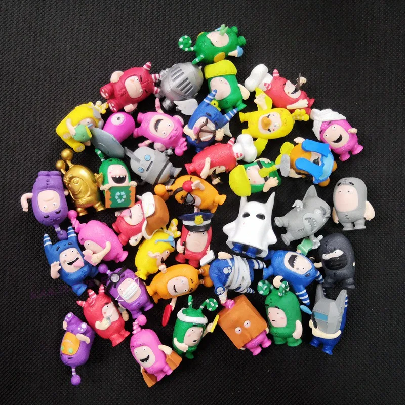 Горячая Распродажа уникальные 20/10 шт./лот Oddbods игрушки Фигурки Zee Jeff