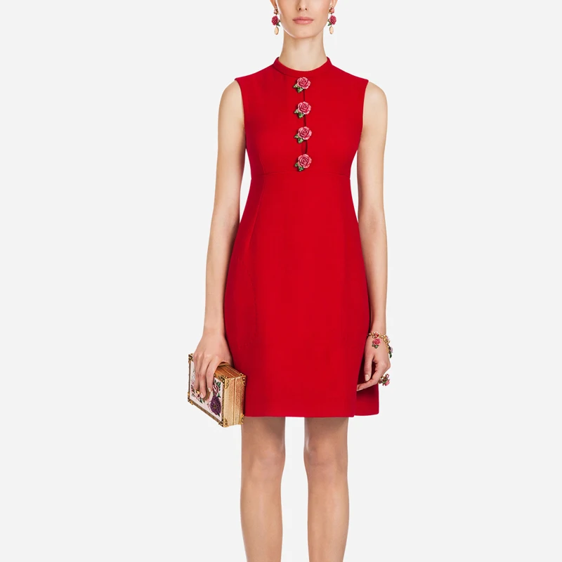 2018 зимние элегантные красные платье-сарафан для женщин взлетно посадочной